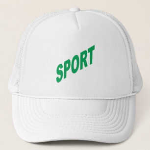 Casquette Trucker blanche SPORT Hat