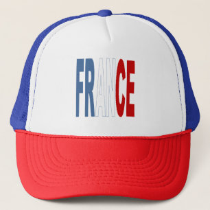 casquette trucker  bleu blanc rouge FRANCE Hat