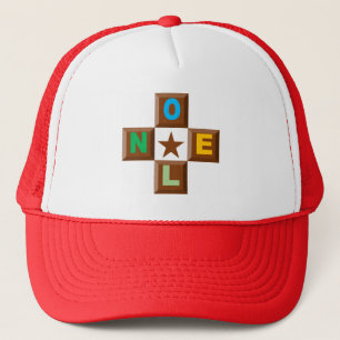 CASQUETTE TRUCKER NOEL CHOCOLAT STAR HAT