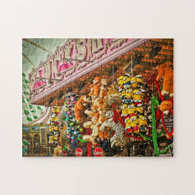 Cass Co, Michigan fair market folk festival  Jigsaw Puzzle (Horizontal)