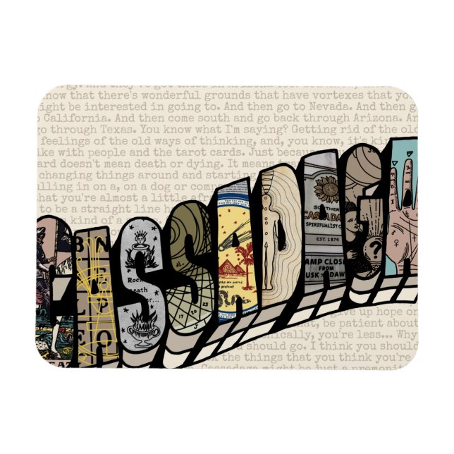 Cassadaga Clairaudience Flexible Magnet (Horizontal)