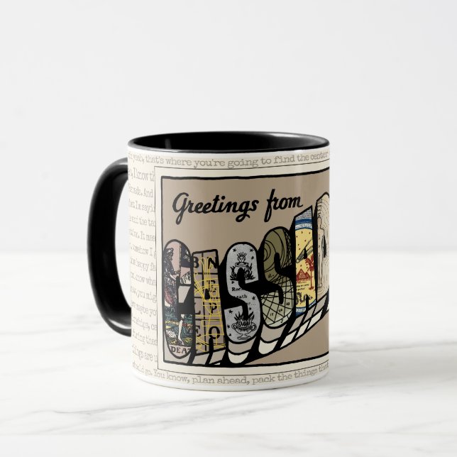 Cassadaga Clairaudience lyric mug (Front Left)