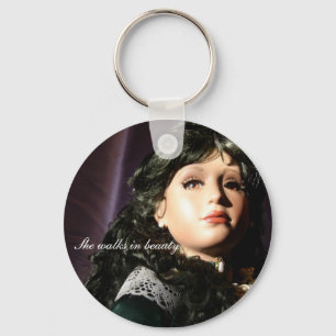 Cassandra at sunset key ring