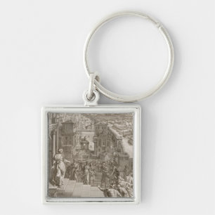 Cassandra Foretells the Trojans Their Fate and is Key Ring