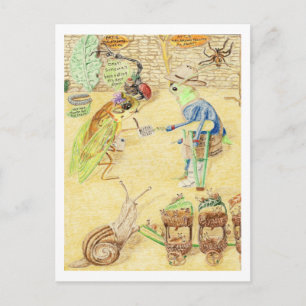 Cassandra Gets Her Mail Postcard