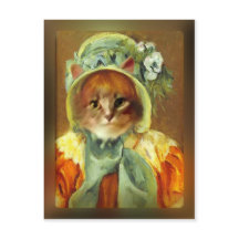 Cassatt Bonnet on Kitten