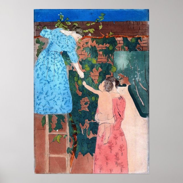 Cassatt - Gathering Fruit Poster (Front)