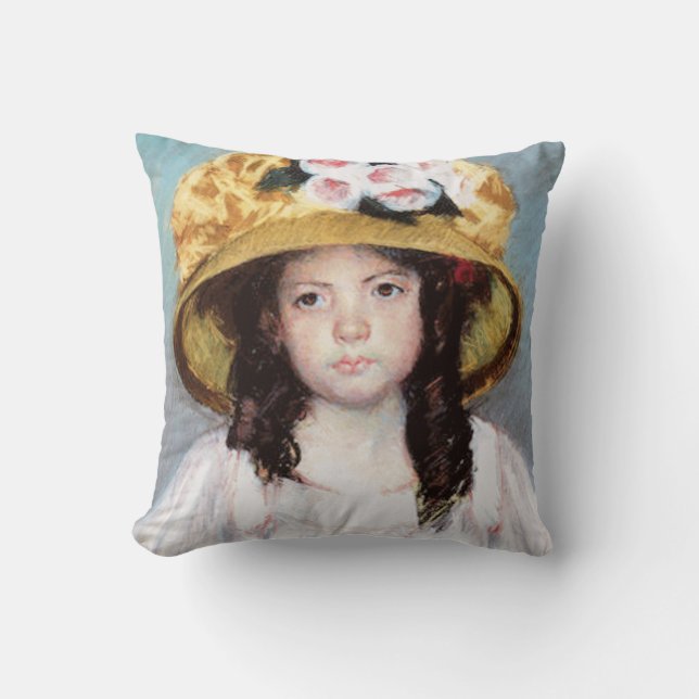 Cassatt Margot Child Girl Cushion (Front)