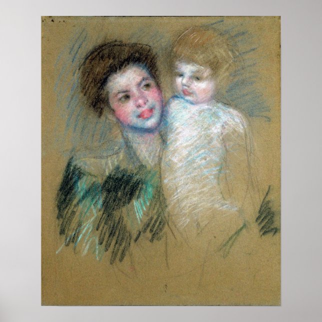 Cassatt - Mother and Child Poster (Front)
