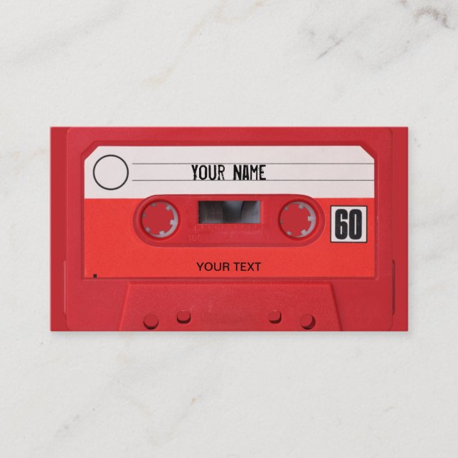 Cassette Business Card (Front)