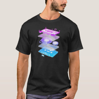 Cassette Explosion - DJ DJing Disc Jockey Music T-Shirt