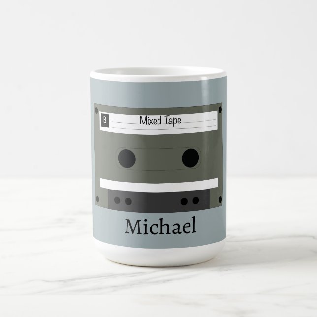 Cassette, Mixed Tape Coffee Mug (Center)
