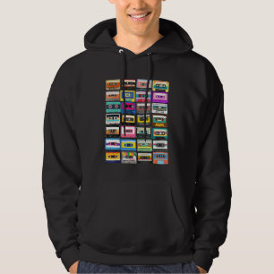 Cassette Mixtape Retro 1980s 1990s Music Vintage G Hoodie