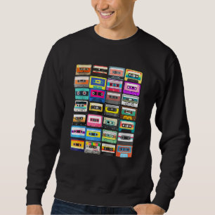 Cassette Mixtape Retro 1980s 1990s Music Vintage G Sweatshirt