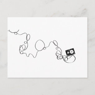 Cassette Postcard