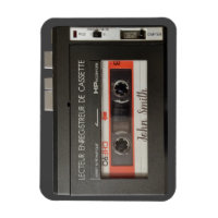 Cassette Recorder 3" x 4" Flexible Photo Magnet