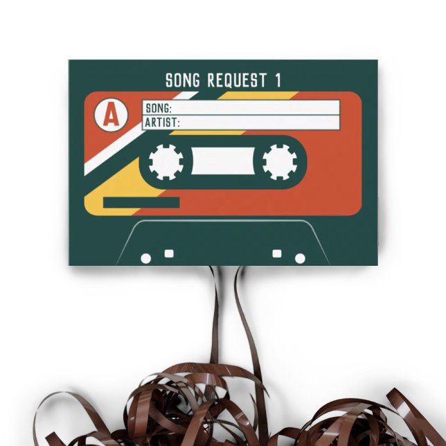 CASSETTE SONG REQUEST CARD (Creator Uploaded)