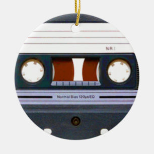 Cassette Tape Ceramic Tree Decoration