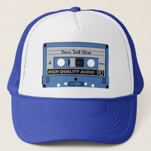 Cassette Tape custom hat - choose colour
