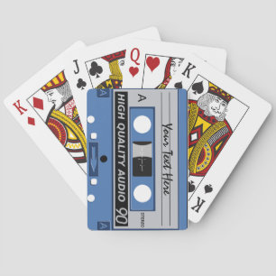 Cassette Tape custom playing cards