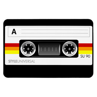 Cassette tape flexi magnet