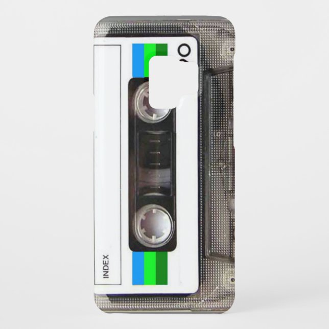 Cassette Tape Green Samsung Galaxy S Case (Back)