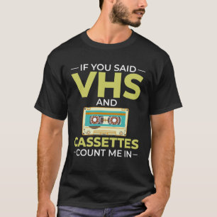 Cassette Tape Music Player Recorder Mix Audio Coll T-Shirt