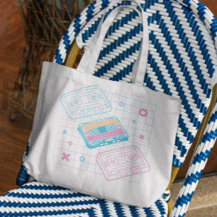 Cassette Tape Music Tote Bag