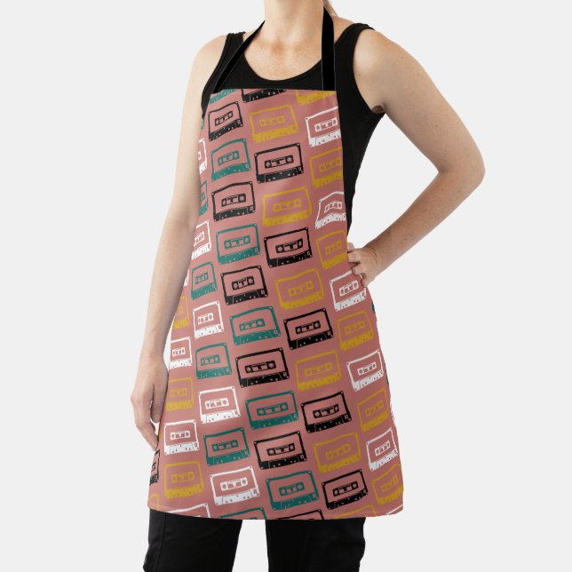 Cassette Tape Pattern Apron (Insitu)