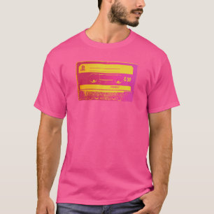 Cassette Tape Pink & Yellow T-Shirt