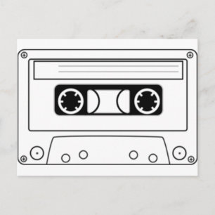Cassette Tape Postcard
