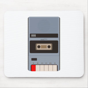 Cassette Tape Recorder Mouse Pad
