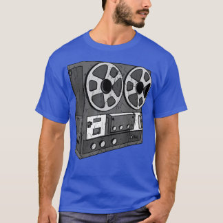 Cassette Tape Reel Retro Vintage 70's 80's 90's Mu T-Shirt