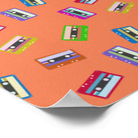 Cassette Tape Retro Vintage Lover Colourful Mixtap