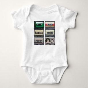 Cassette Tapes Baby Bodysuit
