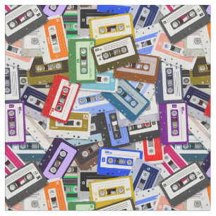 Cassette Tapes Fabric