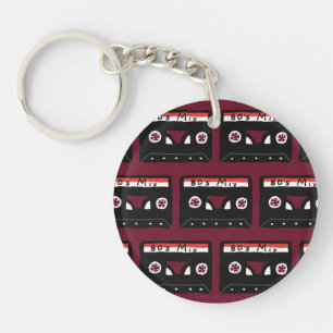 Cassette Tapes Keychain 