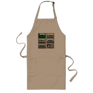 Cassette Tapes Long Apron