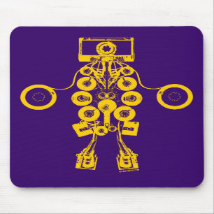 Cassettes Robot Mousepad