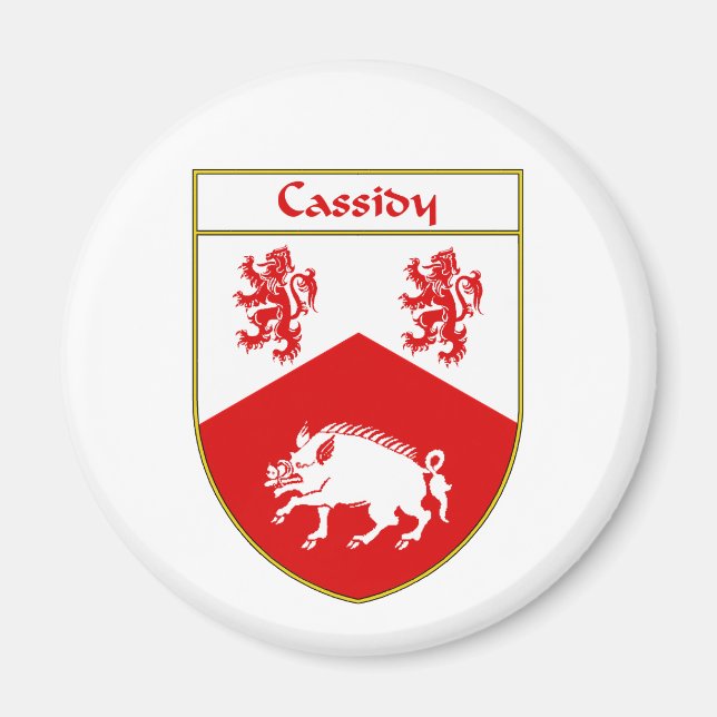 Cassidy Coat of Arms/Family Crest Magnet (Front)