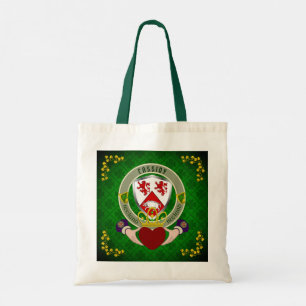 Cassidy Irish Shield & Claddagh Personalised Tote Bag