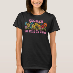CASSIDY Name Cute Retro Girls Wildflower CASSIDY N T-Shirt