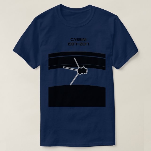Cassini Grand Finale Commemorative stuff  T-Shirt (Design Front)