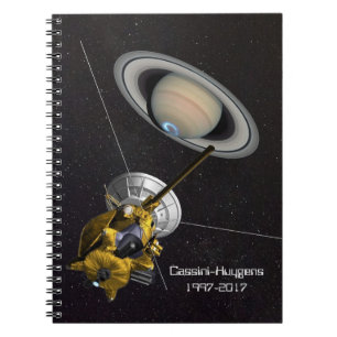 Cassini Huygens Mission to Saturn Spiral Notebook