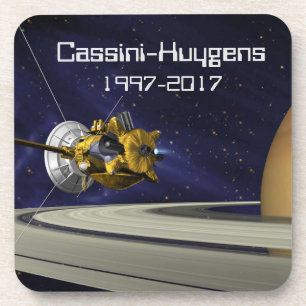 Cassini Huygens Saturn Mission Spacecraft Coaster