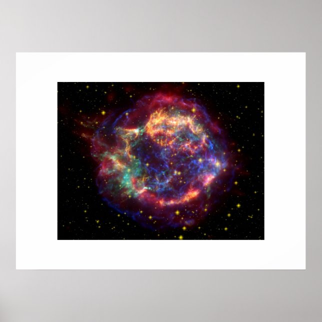 Cassiopeia A: Death Becomes Her Poster (Front)