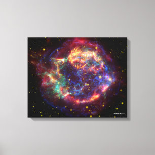 Cassiopeia A In Many Colours Canvas Print