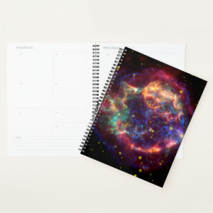 Cassiopeia A In Many Colours Planner