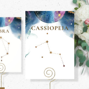 Cassiopeia Constellation, Celestial Table Number