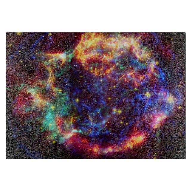 Cassiopeia Galaxy Supernova remnant Cutting Board (Front)